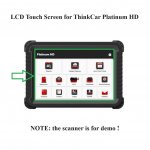 LCD Touch Screen Digitizer Replacement for ThinkCar Platinum HD